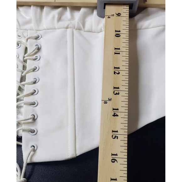 Europa The Label Corset Top S White MilkMaid Cottagecore Peasant Little Bo Peep - Picture 12 of 12